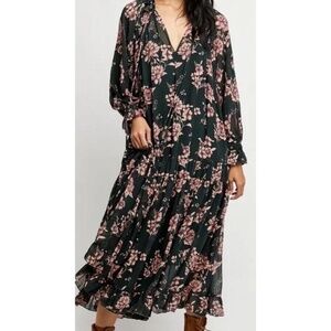 FREE PEOPLE FLORAL MAXI